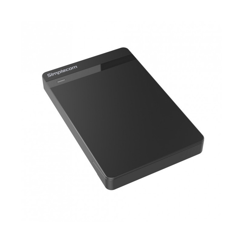 Simplecom SE203 Tool Free 2.5' SATA HDD SSD to USB 3.0 Hard Drive Enclosure - Black Enclosure Super Speed USB3.0 offer Transf