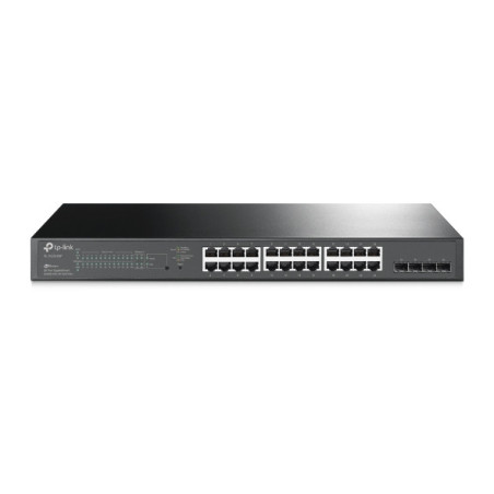 TP-Link SG2428P JetStream 28-Port Gigabit Smart Switch 24-Port PoE  4 Gigabit SFP, Omada SDN, 802.1p CoS/DSCP QOS, Rack Mount