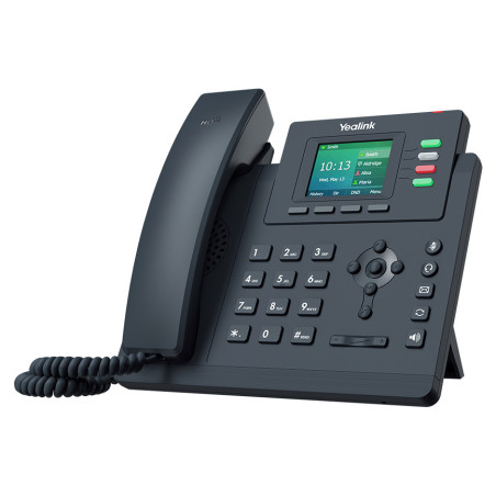 Yealink T33G 4 Line IP phone Entry-level, 320x240 Colour Display, Dual Gigabit Ports, PoE, HD Voice Quality, No Power Adapter