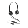 Grandstream GUV3000 Dual Ear USB Headset, Noise Canceling Microphone, HD Audio, 2m USB Cable, Suits Teams, Zoom, 3CX, Inline 