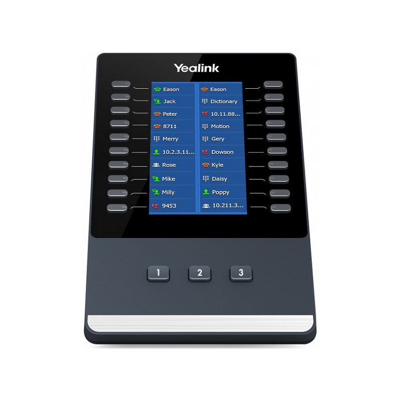 Yealink EXP43 Color Expansion Module for Yealink T43U/T46U/T48U IP phones, Large 4.3-Inch Color-Screen LCD, Color Expansion M