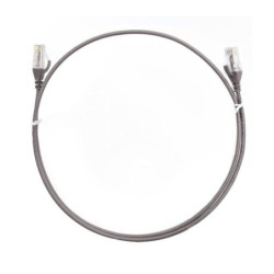 8ware CAT6 Ultra Thin Slim Cable 3m / 300cm - Grey Color Premium RJ45 Ethernet Network LAN UTP Patch Cord 26AWG for Data