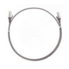 8ware CAT6 Ultra Thin Slim Cable 5m / 500cm - Grey Color Premium RJ45 Ethernet Network LAN UTP Patch Cord 26AWG for Data
