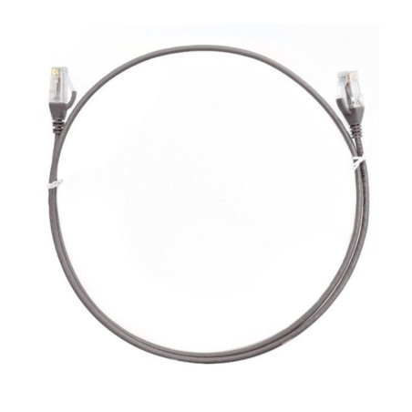 8ware CAT6 Ultra Thin Slim Cable 20m - Grey Color Premium RJ45 Ethernet Network LAN UTP Patch Cord 26AWG for Data