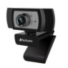Verbatim 1080p Full HD Webcam - Black/Silver FHD 1920x1080, 2.0 Mega Pixels, Compatible with Windows XP,7 8, 10, Android V5, 