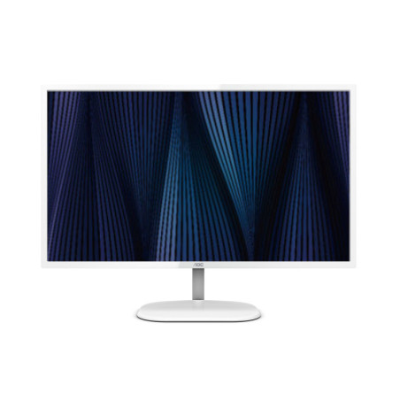 AOC 31.5' QHD IPS Monitor with 2560×1440 @ 75Hz, 4ms, sRGB 101%, DisplayPort & HDMI, sleek white design—great for sharp, v