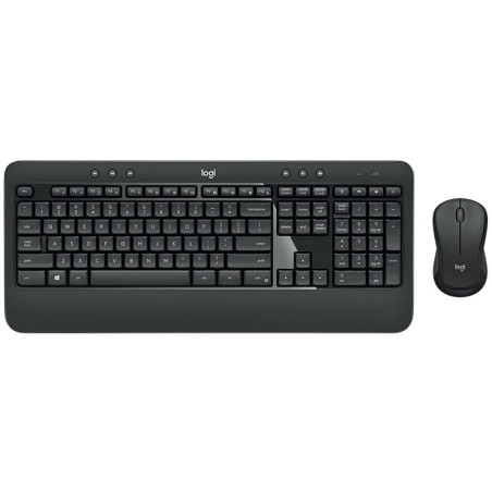 Logitech MK540 Advanced Wireless Keyboard & Mouse Combo -  USB Receiver, 10 Meter Wireless Connection, Plug and Play, Contour
