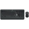 Logitech MK540 Advanced Wireless Keyboard & Mouse Combo -  USB Receiver, 10 Meter Wireless Connection, Plug and Play, Contour