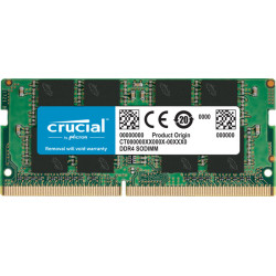 Crucial 16GB (1x16GB) DDR4 SODIMM 3200MHz CL22 1.2V Un-Ranked Notebook Laptop Memory RAM ~CT16G4SFS832A