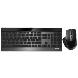 RAPOO 9900M Multi-mode Wireless Ultra-slim Keyboard & Mouse - Bluetooth 4.0, 2.4G Multi-Mode Switch, Ultra-Slim Keys, Adjusta
