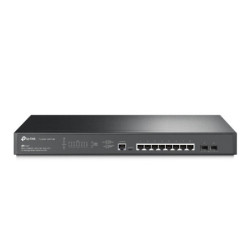 TP-Link SG3210XHP-M2 JetStream 8-Port 2.5GBASE-T and 2-Port 10GE SFP  L2  Managed Switch with 8-Port PoE  2xFan Rack Mountabl