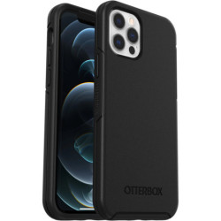 OtterBox Symmetry Apple iPhone 12 / iPhone 12 Pro Case Black - (77-65414), DROP  3X Military Standard, Raised Edges, Ultra-Sl