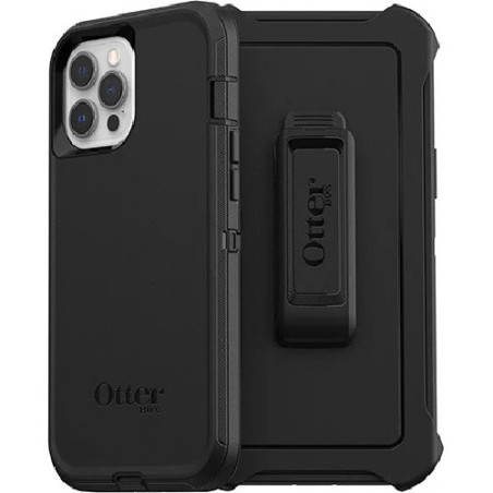 OtterBox Defender Apple iPhone 12 Pro Max Case Black - (77-65449), DROP  4X Military Standard, Multi-Layer, Included Holster,
