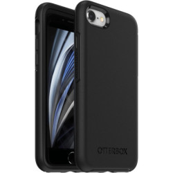 OtterBox Symmetry Apple iPhone SE (3rd & 2nd Gen) and iPhone 8/7 Case Black - (77-56669), DROP  3X Military Standard, Raised 