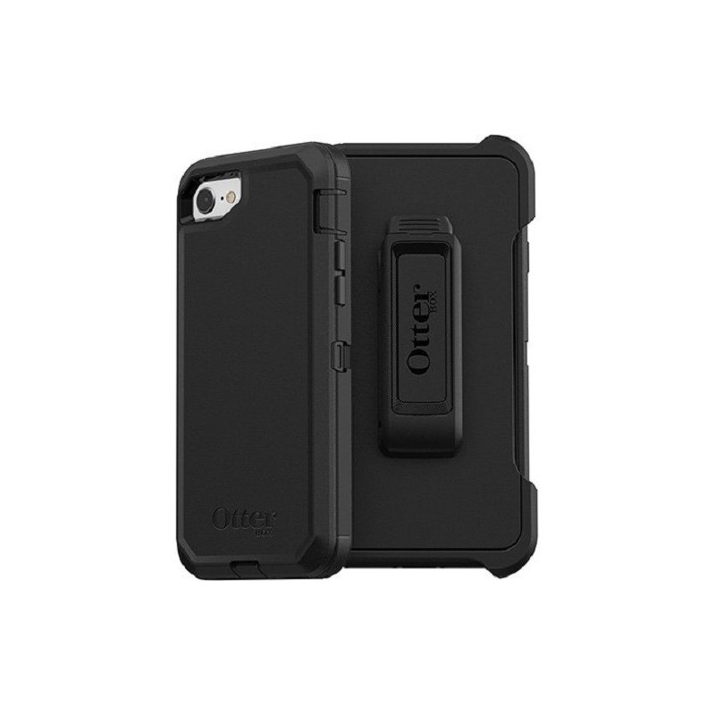 OtterBox Defender Apple iPhone SE (3rd & 2nd Gen) and iPhone 8/7 Case Black-(77-56603), DROP  4X Military Standard, Included 