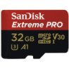 SanDisk Extreme Pro 32GB microSD SDHC SQXCG 100MB/s 90MB/s V30 U3 C10 UHS-1 4K UHD Shock temperature water & X-ray proof with