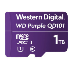 Western Digital WD Purple 1TB MicroSDXC Card 24/7 -25°C to 85°C Weather & Humidity Resistant for Surveillance IP Cameras mD