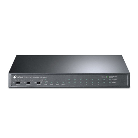 TP-Link TL-SL1311MP 8-Port 10/100Mbps   3-Port Gigabit Desktop Switch with 8-Port PoE , Extend Mode for 250m PoE Transmitting