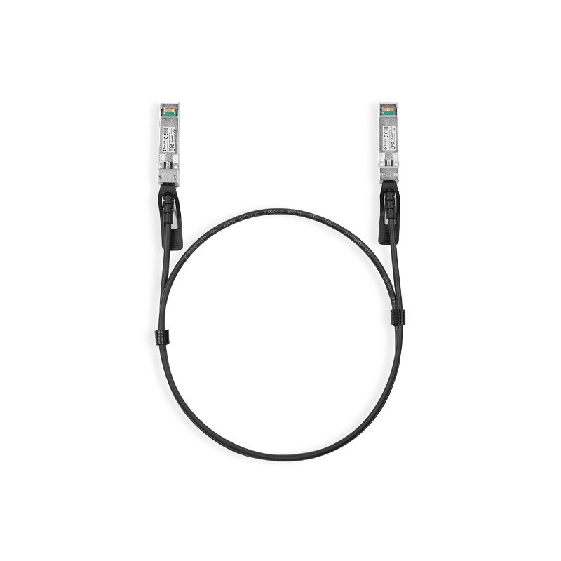 TP-Link TL-SM5220-1M 1 Meter 10G SFP  Direct Attach Cable, Drives 10 Gigabit Ethernet, 10G SFP  Connector on Both Sides (Repl