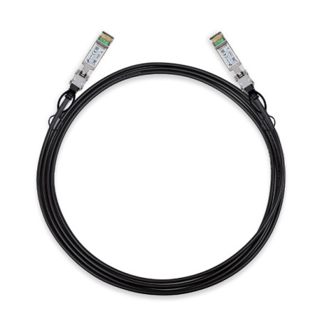 TP-Link SM5220-3M 3 Meter 10G SFP  Direct Attach Cable, Drives 10 Gigabit Ethernet, 10G SFP  Connector on Both Sides (Replace