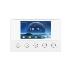 Fanvil i51W Indoor SIP Station, 4 SIP Lines, 5 Buttons, PoE, 4.3' Colour Screen, Linux, ONVIF, 2Yr Warranty