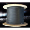 8Ware 350m CAT6A Ethernet Outdoor Underground Shielded External LAN Cable Roll on Rell Box Black Copper Twisted Core PE Jacke