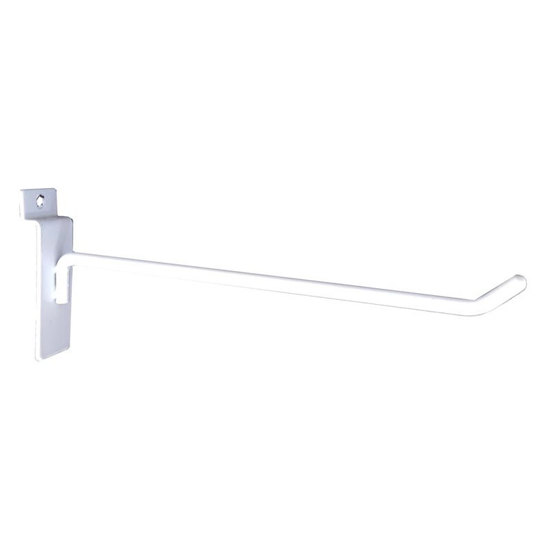 8ware Universal Hooks Peg Board for Slat Wall Grooved Panel for Retail Shop Cable Display Stand Shelf - 15cm x 3cm for 8W-DIS