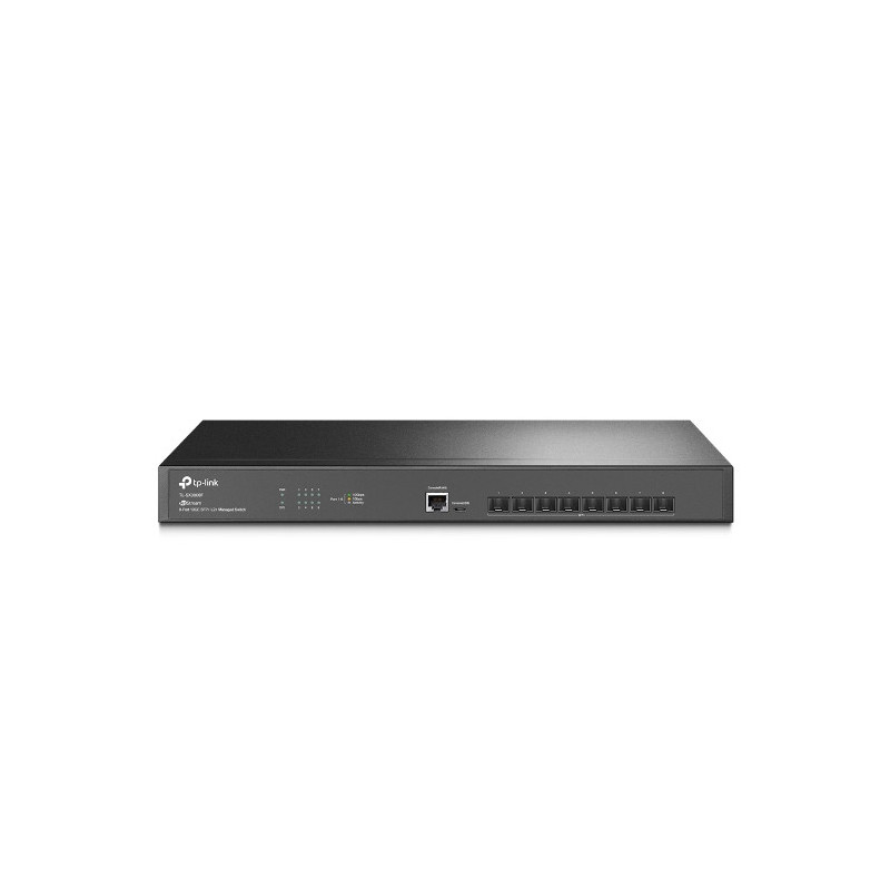 TP-Link SX3008F JetStream 8-Port 10GE SFP  L2  Managed Switch, SFP , Omada SDN, Static Routing, L2/L3/L4 QoS, IGMP snooping, 