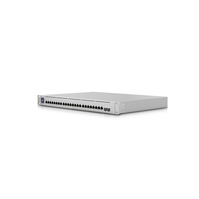 Ubiquiti UniFi Switch Enterprise 24-port PoE  12x2.5GbE 12x1GbE Ports, For Wi-Fi 6 AP, 2x 10g SFP  Ports, Managed Layer 3 Swi