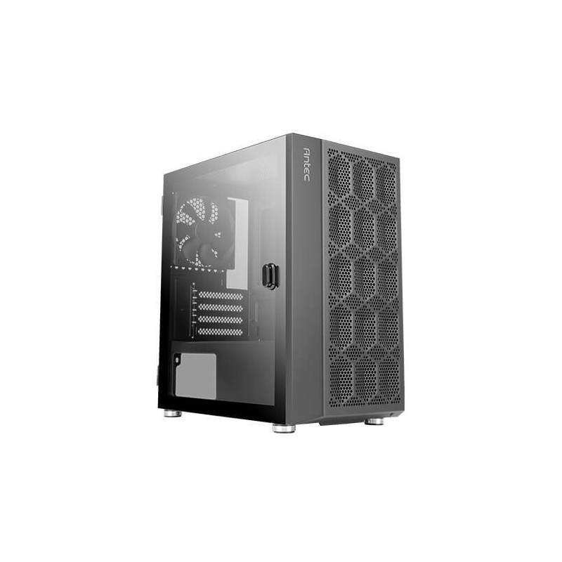 Antec NX200M m-ATX, ITX Case, Large Mesh Front for excellent cooling, Side Window, 1x 12CM Fan Included, Radiator 240mm. GPU 