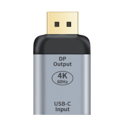 Astrotek USB-C to DP DisplayPort Female to Male Adapter support 4K@60Hz Aluminum shell Gold plating for Windows Android Mac O