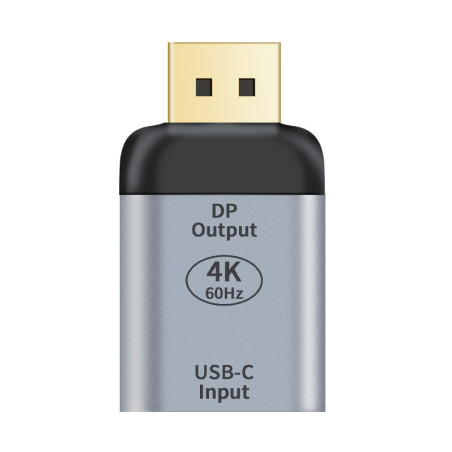 Astrotek USB-C to DP DisplayPort Female to Male Adapter support 4K@60Hz Aluminum shell Gold plating for Windows Android Mac O