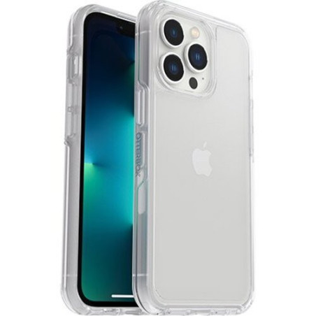 OtterBox Symmetry Clear Apple iPhone 13 Pro Case Clear - (77-83490), Antimicrobial, DROP  3X Military Standard, Raised Edges,