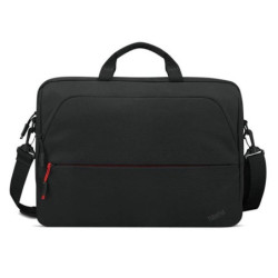 LENOVO Essentials 16' Toploader Bag Notebook Case - Classic Black Nylon Exterior, Dedicated Padded PC Pocket fits 13.3' 14' 1