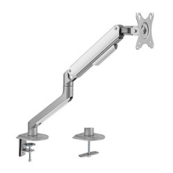 Brateck Single Monitor Economical Spring-Assisted Monitor Arm Fit Most 17'-32' Monitors, Up to 9kg per screen VESA 75x75/100x