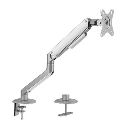 Brateck Single Monitor Economical Spring-Assisted Monitor Arm Fit Most 17'-32' Monitors, Up to 9kg per screen VESA 75x75/100x