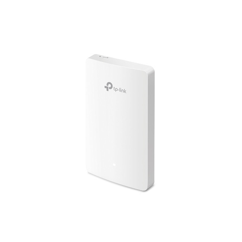 TP-Link EAP615-Wall Omada AX1800 Wall Plate WiFi 6 Access Point, 1201/574 Mbps, 4x Gigabit Ethernet Port, 2x Antenna, Central