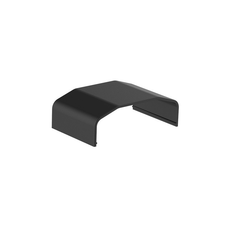 Brateck Plastic Cable Cover Joint  Material:ABS Dimensions 64x21.5x40mm - Black (LS)