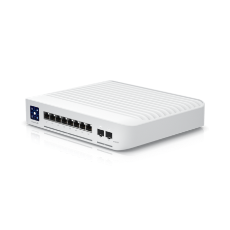 Ubiquiti Switch Enterprise 8-port PoE  8x2.5GbE, Ideal For Wi-Fi 6 AP, 2x 10g SFP  Ports For Uplinks, Managed Layer 3 Switch,