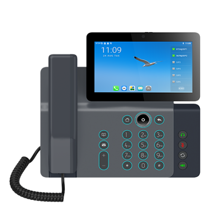 Fanvil V67 Enterprise IP Phone, 7' Touch Screen, 5mp Camera, Andriod 9.0, Built in Wifi, BT, Wall Mountable, Upto 116 DSS Key
