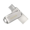 SanDisk Ultra Dual Drive Luxe USB Type-C™ Flash Drive - 64GB (Silver) 400MB/s USB3.1 Type-C Swivel for Android Smartphones 