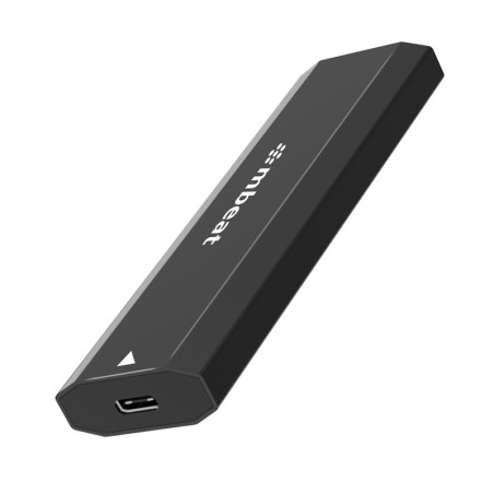 mbeat® Elite USB-C to M.2 SSD Enclosure - Pocket Size, Ultra Durable, Supports M Key, B M Key SSD Size 2230, 2242, 2260, 228