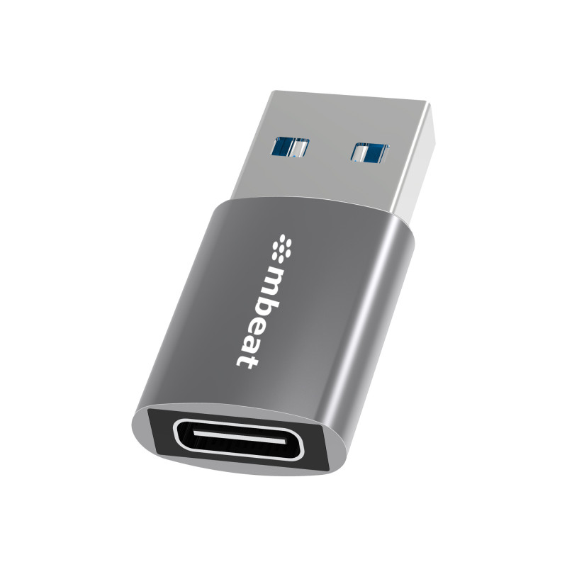 mbeat® Elite USB 3.0 (Male) to USB-C (Female) Adapter -  Converts USB-C device to Any Computers, Laptops with USB-A port, US