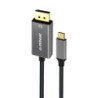 mbeat® Tough Link 1.8m 4K USB-C to Display Port Cable - Converts USB-C to DisplayPort,4K@60Hz (3840×2160), Gold Plated, Alu