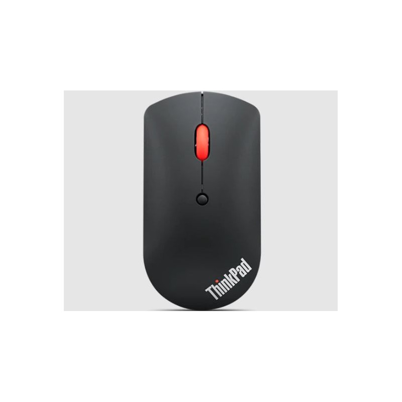 LENOVO ThinkPad Bluetooth Silent Mouse - Dual-Host Bluetooth 5.0 to Switch Between 2 Devices,DPI Adjustment: 2400, 1600, 800,