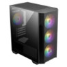 MSI MAG FORGE M100R BLACK, Micro ATX Case, 1x USB 3.2, 2x USB 2.0, 1x Audio, 1x Mic, 4x PCI-E, 2x 2.5', 2x 3.5', Micro ATX / 