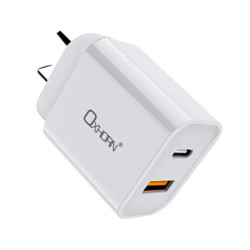 Oxhorn USB Type-C and Type-A 3.0 Quick Charge 20W Charger AC adapter 240V 50/60Hz 1A certified