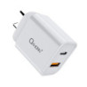 Oxhorn USB Type-C and Type-A 3.0 Quick Charge 20W Charger AC adapter 240V 50/60Hz 1A certified