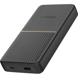 OtterBox Fast Charge Power Bank 20K mAh - Black (78-80642), Dual Port USB-C (18W) & USB-A (18W), Includes USB-C Cable (15CM),