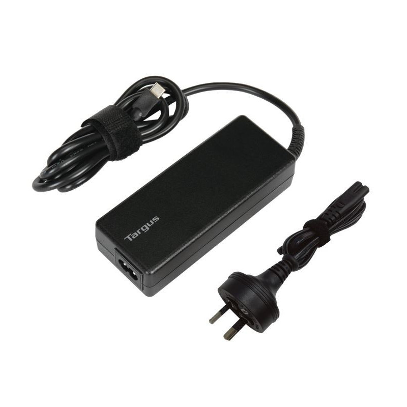 Targus 100W USB-C Charger - Compatible with USB-C Laptops, Tablets, Phones, Built-in Power Adapter, Up to 100W Power Delivery